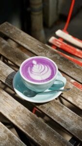 ubé latte